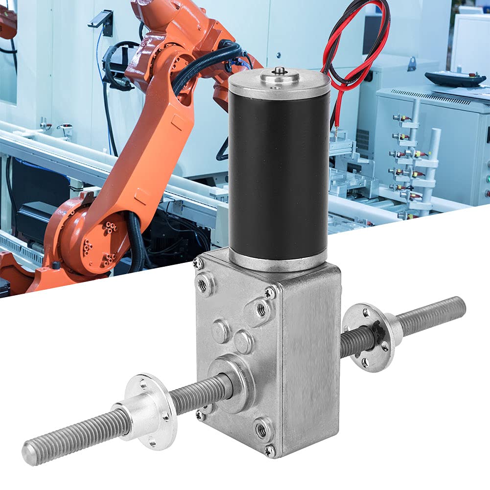 Geschwindigkeitsreduzierungsmotor Doppel rechthäsert koaxialer M8 -Welle 2480 Getriebemotor mit Flansch 24 V (Speed ​​reduction ratio 5000)