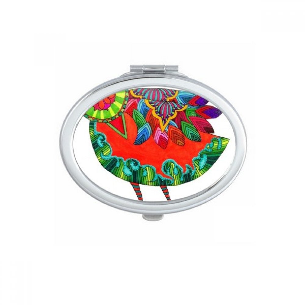 Miroir compact ovale original à offrir pour Nouvel an