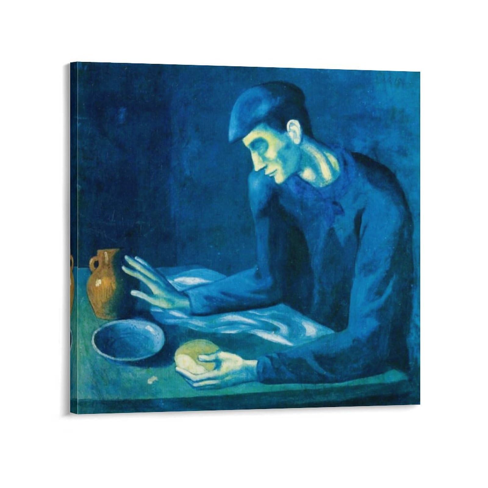 Amazon.co.jp: パブロ・ピカソ盲人の食事絵画 インテリア アート