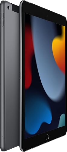 2021 Apple iPad (10.2-inch, Wi-Fi + Cellular, 64GB) Space Grey (Renewed) - 2