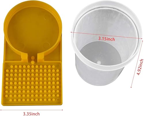 Miniatura 3 de BENBO Alimentador de abejas Colmena Apicultura Dispensador de agua de miel Colmena Entrada Alimentador de agua de abeja Beber Equipo de apicultura