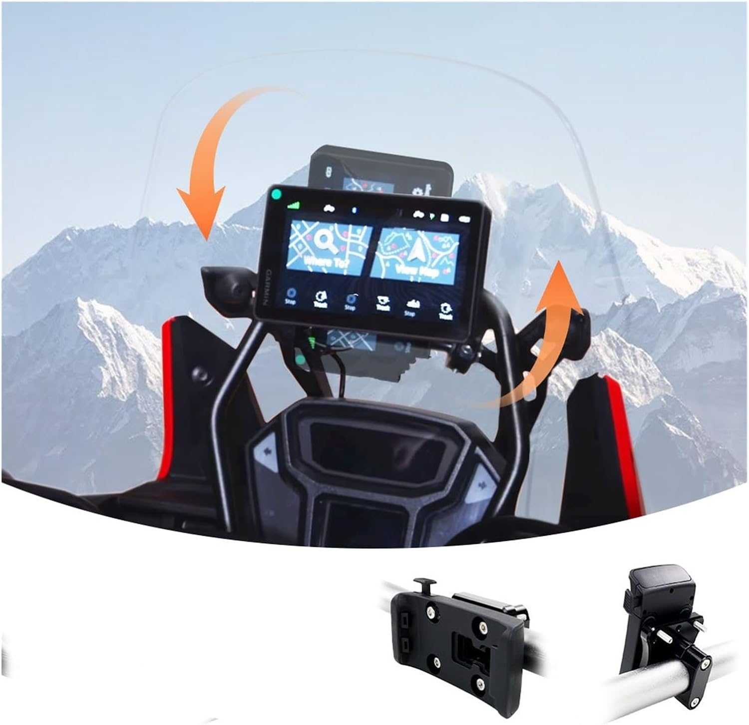 Navigator Mount for Tuareg 660 for Tuareg660 Motorcycle Phone Holder GPS Mount Navigation Bracket Phone Holder Navigation Mobile Holder Phone GPS Navigation Bracket