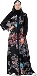 السدرا عبايه من الحرير الكوري باكمام طويله للنساء - اسود