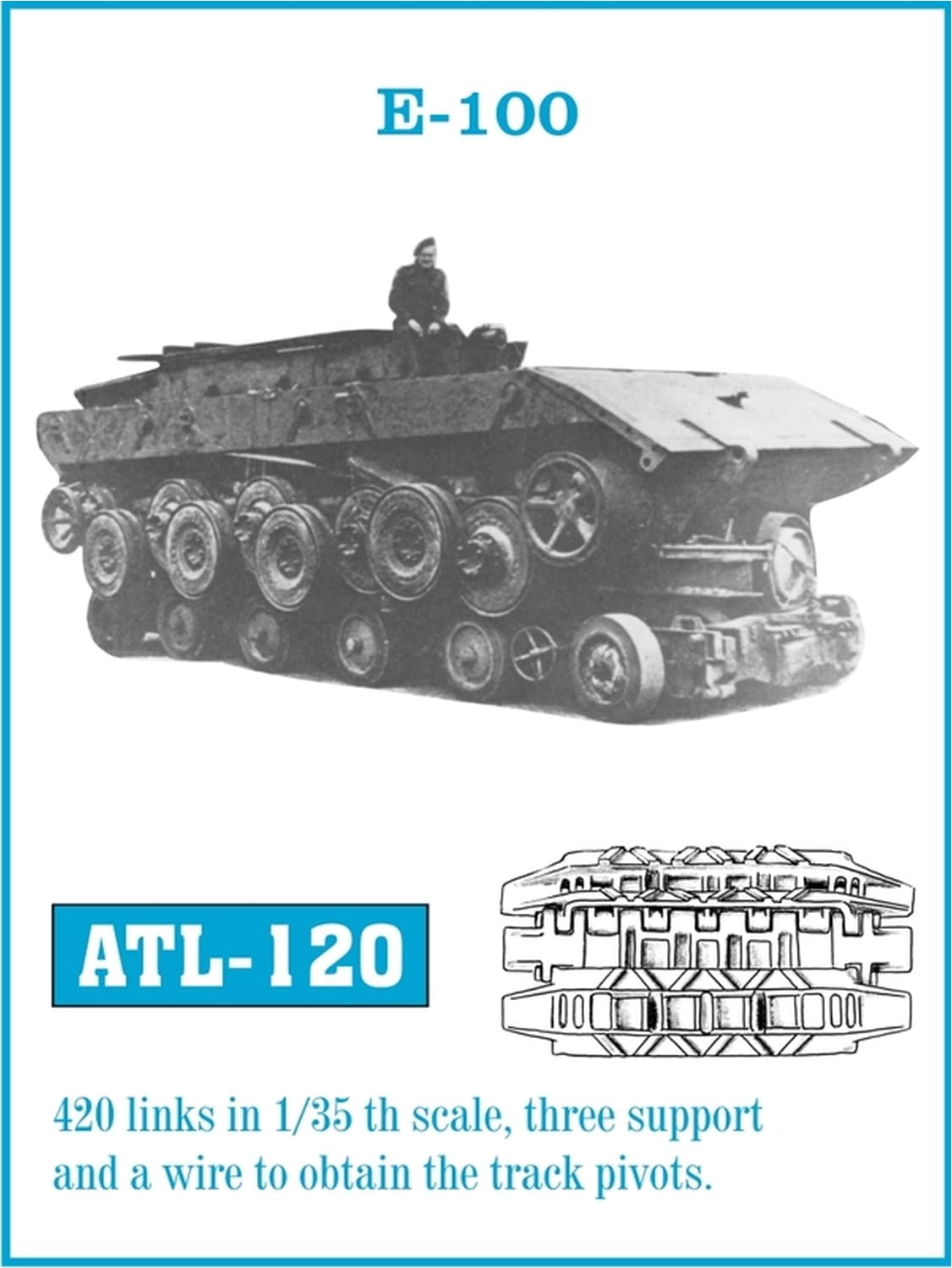 1/35 E-１００重戦車用 フリウルモデル　金属履帯 Amazon | フリウルモデル 1/35 金属製可動履帯シリーズ E-100/E-100