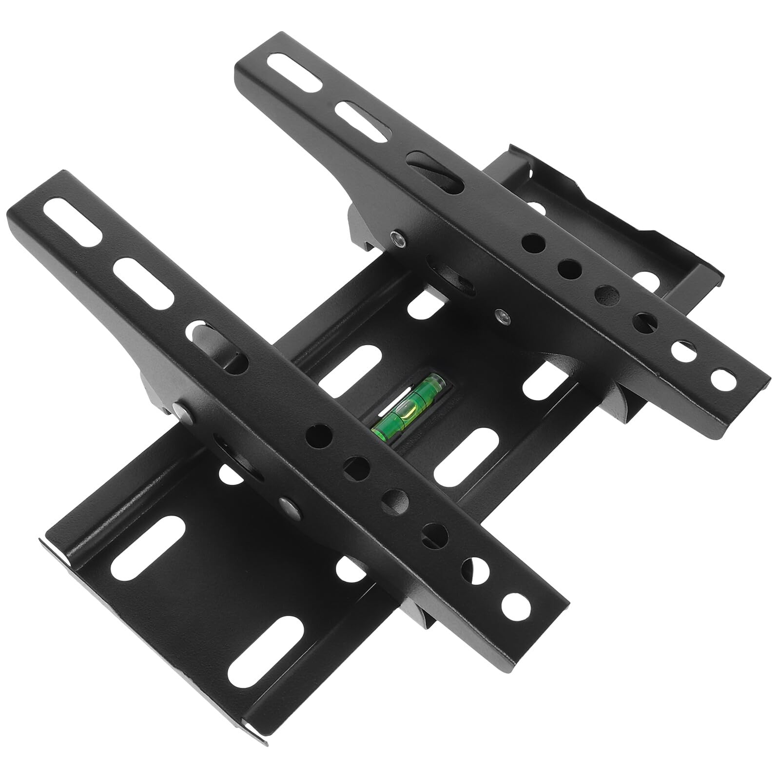 Toddmomy Supporto Tv da Parete e Risparmio Spazio Angolo di Visione Regolabile 15-42 Pollici in Ferro Nero Foro 200x200mm per Soggiorno