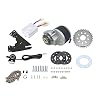 350W 36V Electric Bicycle Brush Motor, E-Bike Conversion Kits E-Bike Electric Controllers Electric Bike Conversion Thumb Kit WFreewheel for CommonMountain Bike