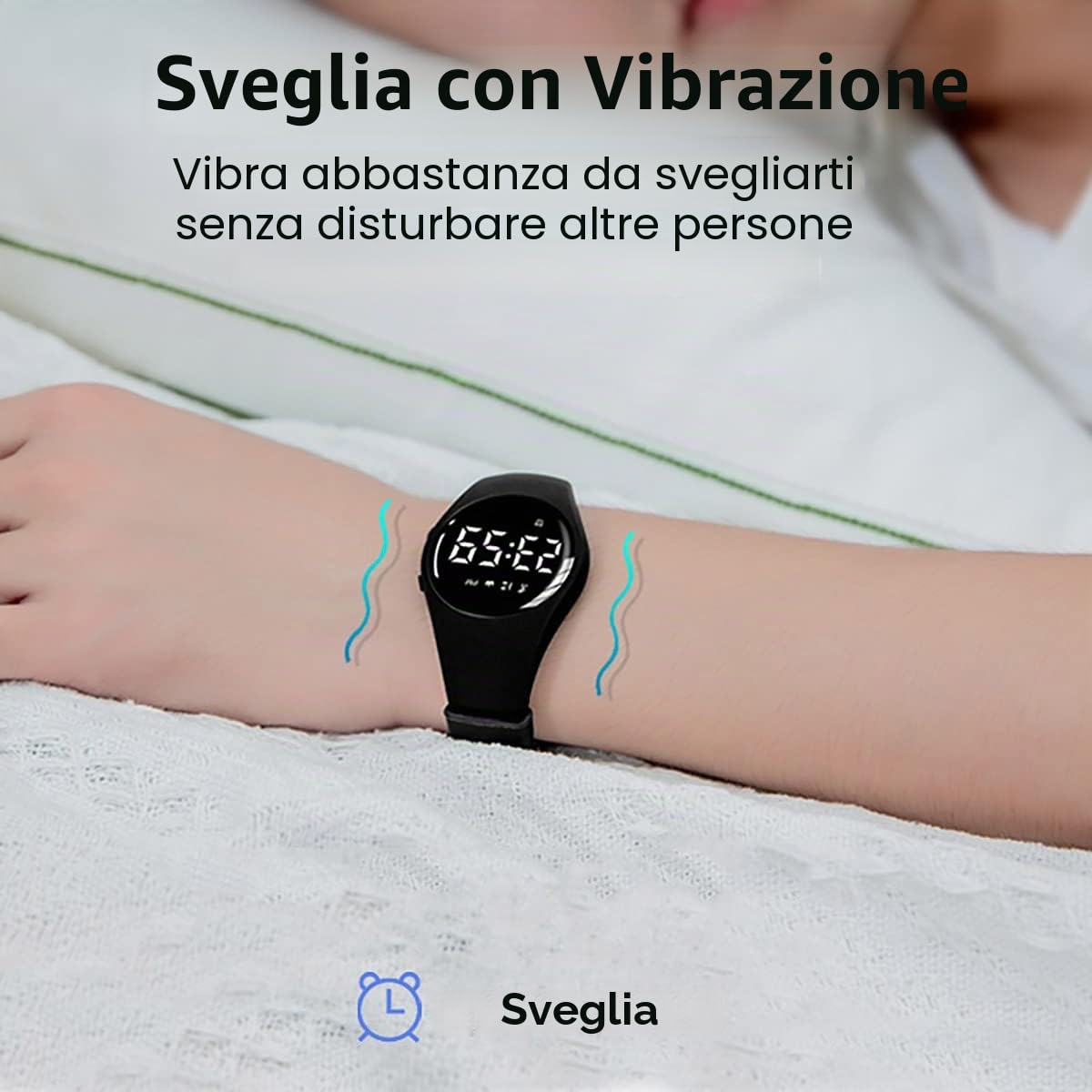 Orologio Pedometro Fitness Tracker Senza App/Bluetooth, Orologio Digitale Impermeabile con Cronometro Sveglia Contacalorie Contatore di Distanza Contapassi, Orologio Sportivo per Donna e Bambini