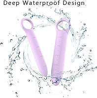 Vista 5 de Paquete de 5 dilatadores de silicona para suelo pélvico para mujeres con escamas finas, masajeador de varita pélvica, entrenador muscular del suelo