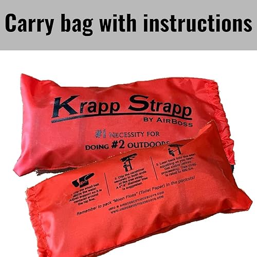 Miniatura 2 de Correa Krapp máxima comodidad al aire libre  Manos libres, solución de inodoro portátil, duradera y versátil  Perfecto para acampar, senderismo,