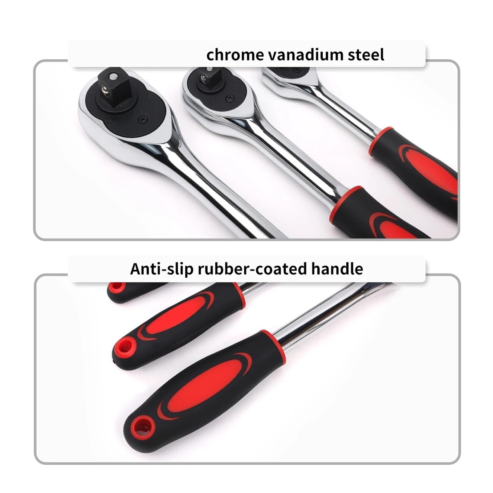Klucz nasadowy 52 w 1 72 zęby 1/4 "3/8" 1/2 "regulowane przedłużenie klucz z grzechotką długi obrotowy teleskopowy(1-4 flexible handle)
