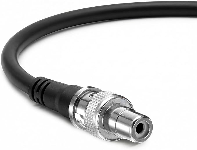4 Adaptadores BNC Macho a RCA Hembra Coaxial miniatura 8