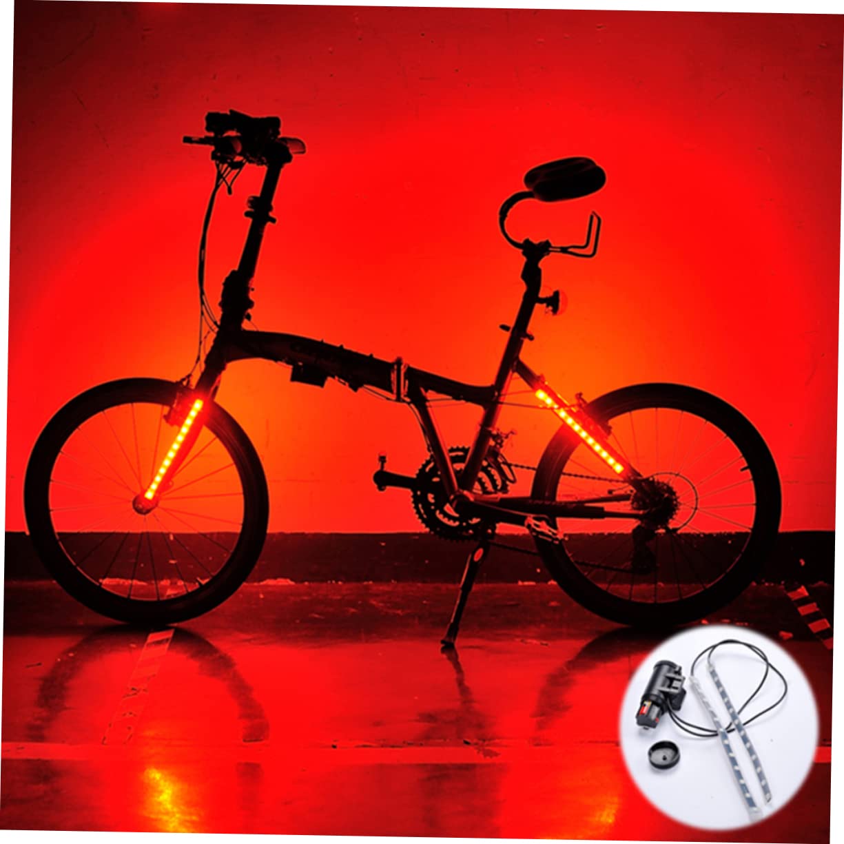 YARNOW 3 Pièces 5 8 phares de Voiture phares à Rayons lumière de Rayon de vélo Porte-clés pour Bouteille d'eau lumière de Roue décoration de vélo Bicyclette a parlé de lumière décorer