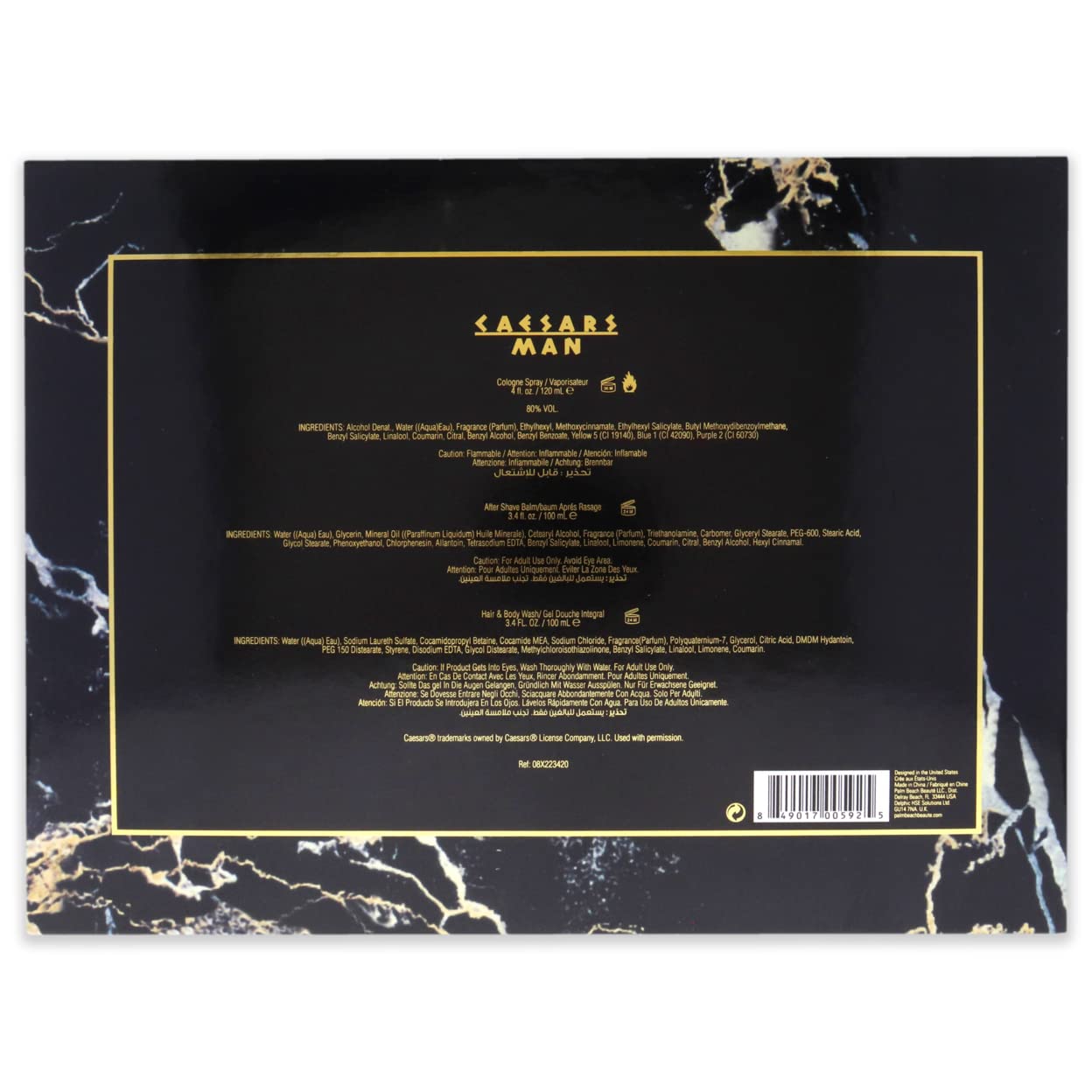 Caesars Man Gift Set