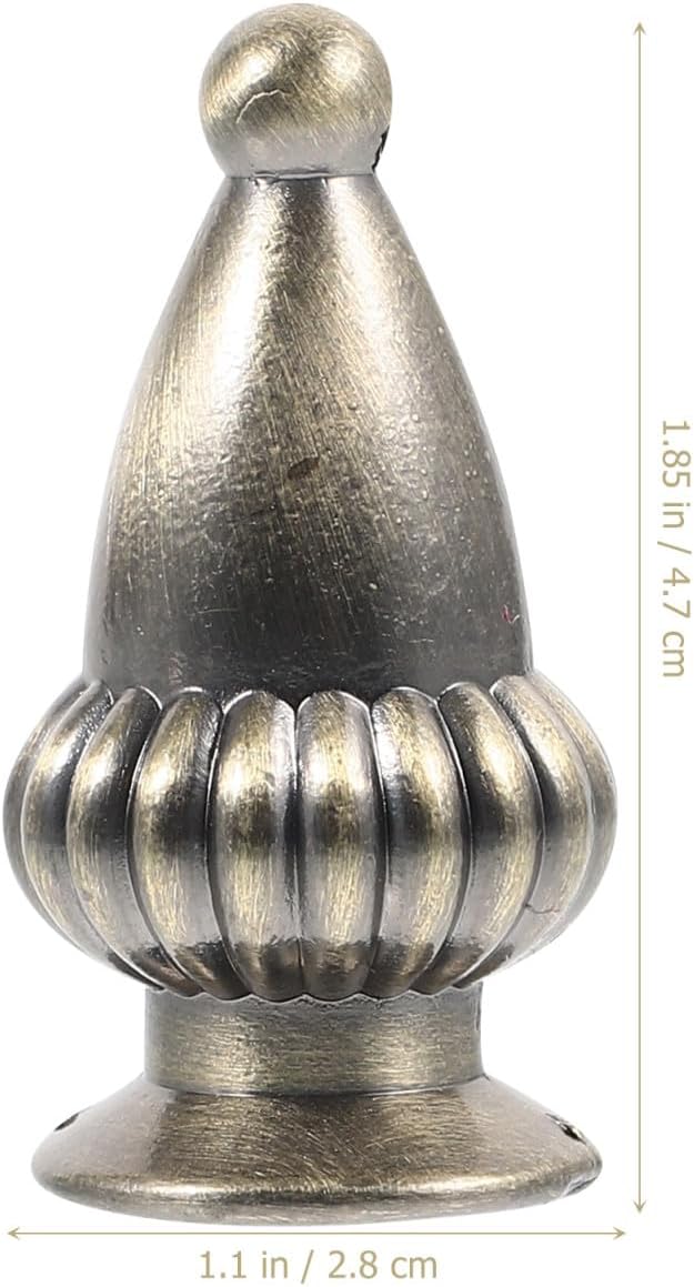 BESPORTBLE M10 Tapped Lamp Finials 2pcs for Table and Floor Lamps Chic Light Screw Caps Metal Decoration Stylish Knob