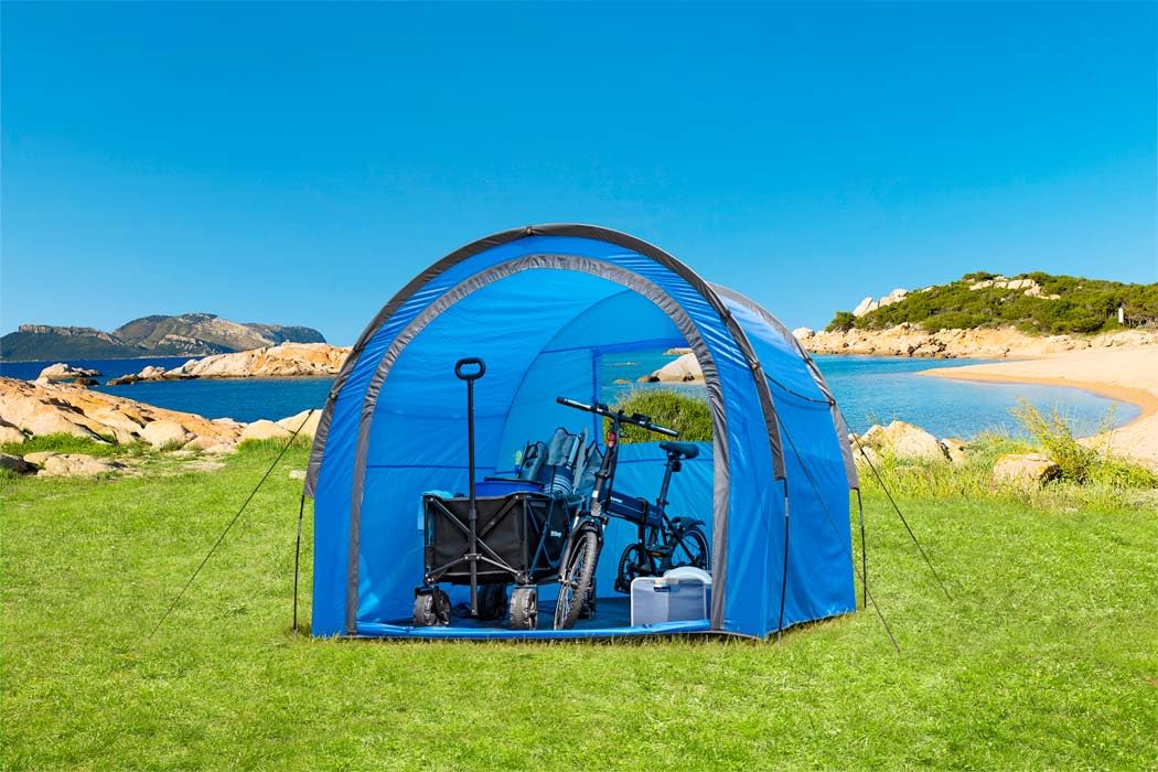 BERGER Toledo Universalzelt | Campingzelt für Festival Garten Zelten Trekking | Schnellaufbau Camping Duschzelt WC Zelt Angelzelt Fahrradgarage | WS3000mm wasserdicht