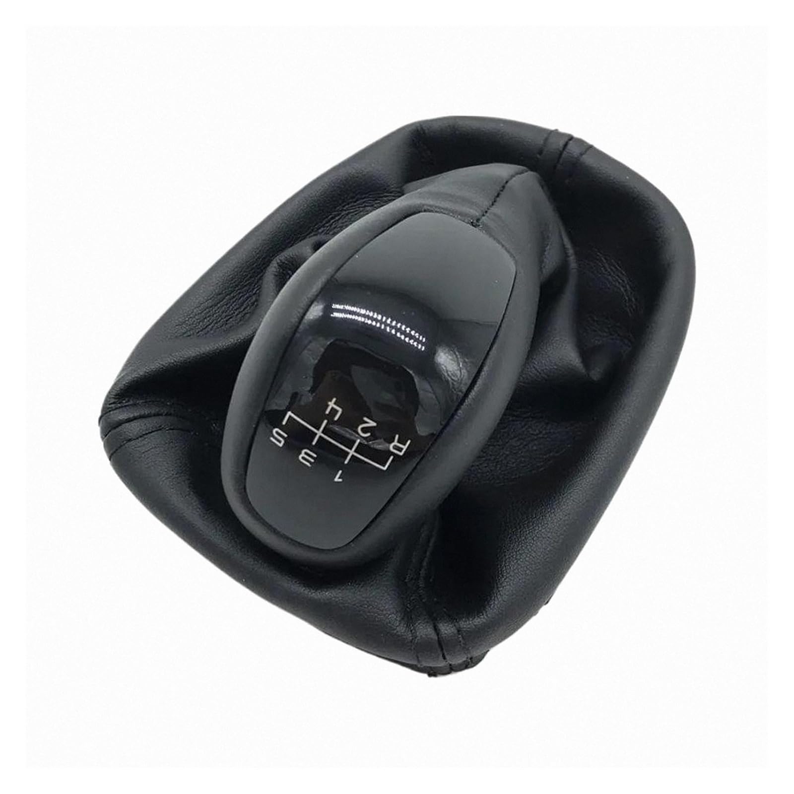 Kunyos 5 Speed Shift Knob For Benz C Class W203 S203 Pu Leather/Abs Stylish