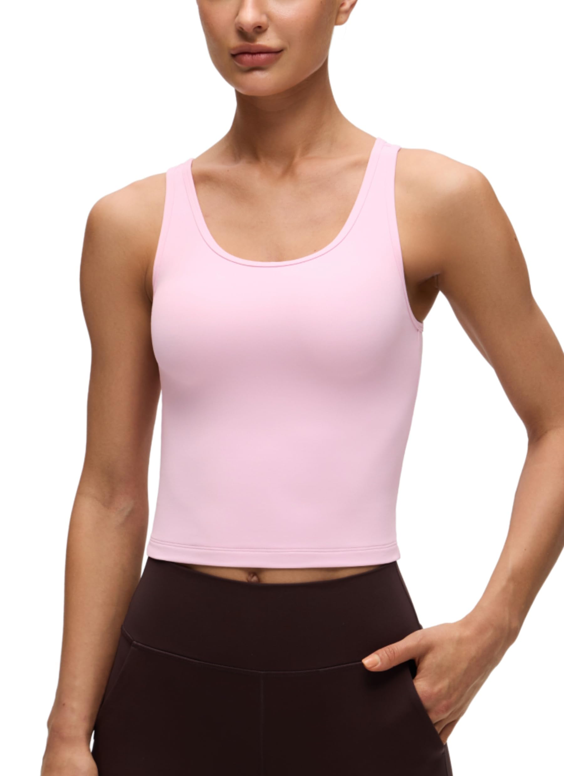 CRZ YOGA Butterluxe Double Lined Tank Top