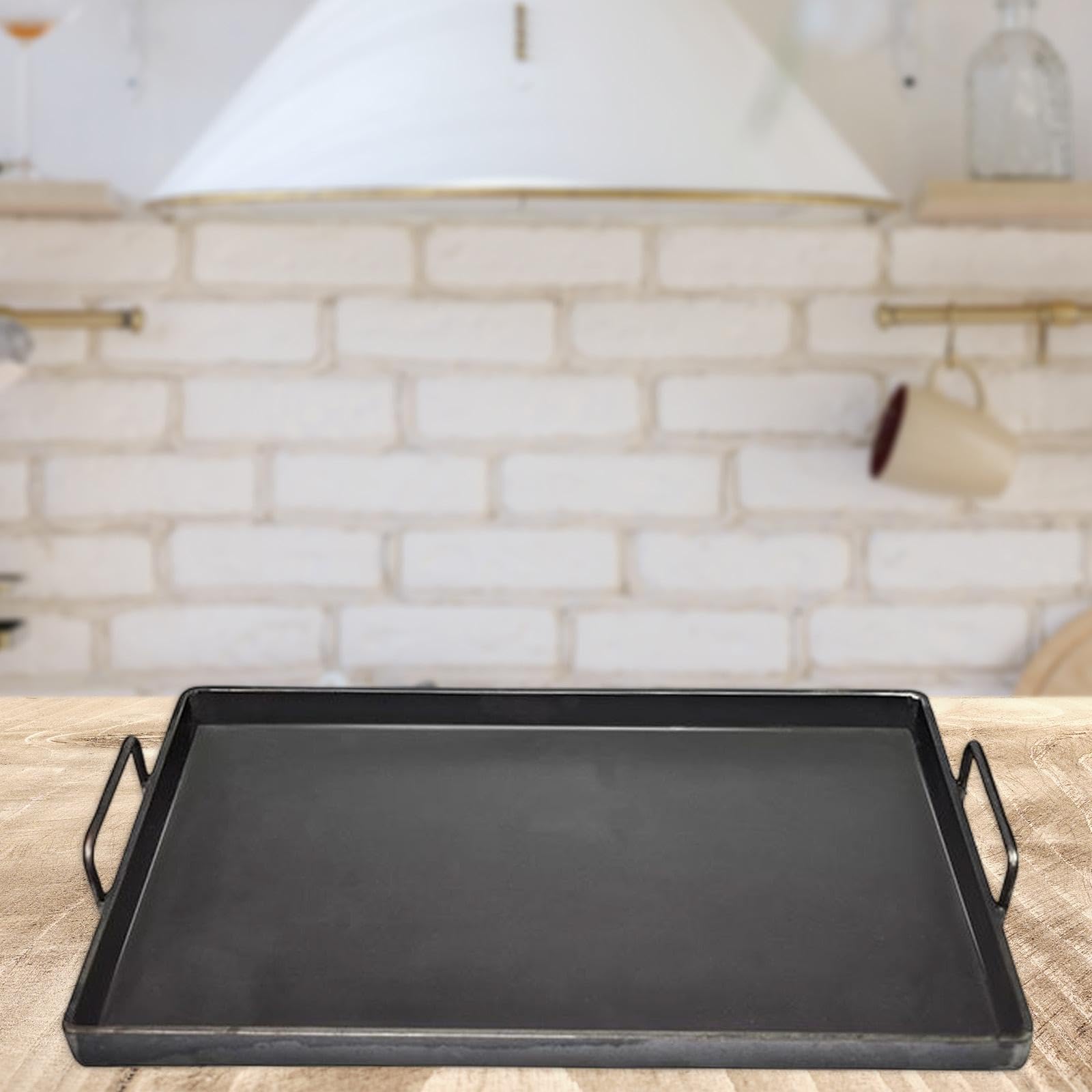Plancha Plana para Barbacoa, Accesorios Multiusos, Utensilios de Cocina Portátiles, Sartén