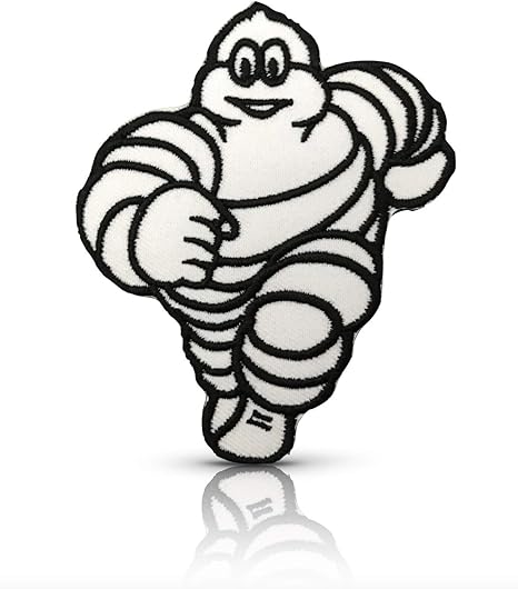 Amazon Co Jp Coston製 ワッペン アイロン 刺繍 ミシュランマン Michelin Man ホビー