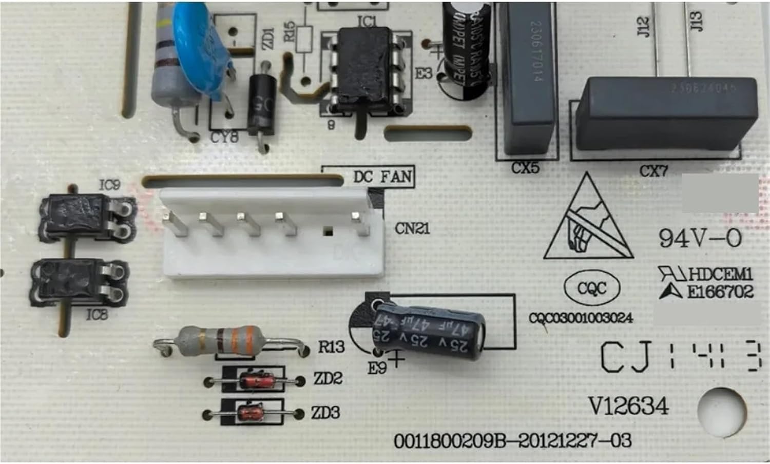 Control Board 0011800209P for Air Conditioner Circuit PCB 0011800209B Conditioning Parts