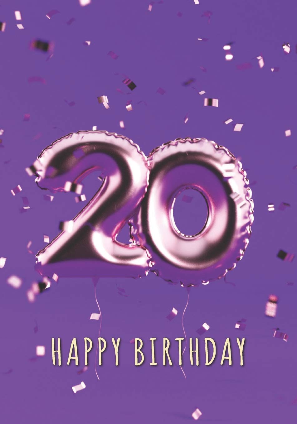 Happy 20th Birthday: Personalized Journal with 100 Lined Pages - Pink Edition