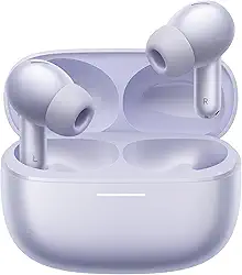 Xiaomi Redmi Buds 6 Pro, �udio realista, �udio de alta resolu��o com drivers duplos coaxiais, LDAC, cancelamento de ru�do ativo de at� 55 dB, compat�vel com iPhone Android e dispositivo Bluetooth