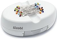 Vista 12 de Sizobi Soporte magnético para pasadores, sostiene de forma segura clips de metal para el cabello y clips de papel, cojines magnéticos para coser