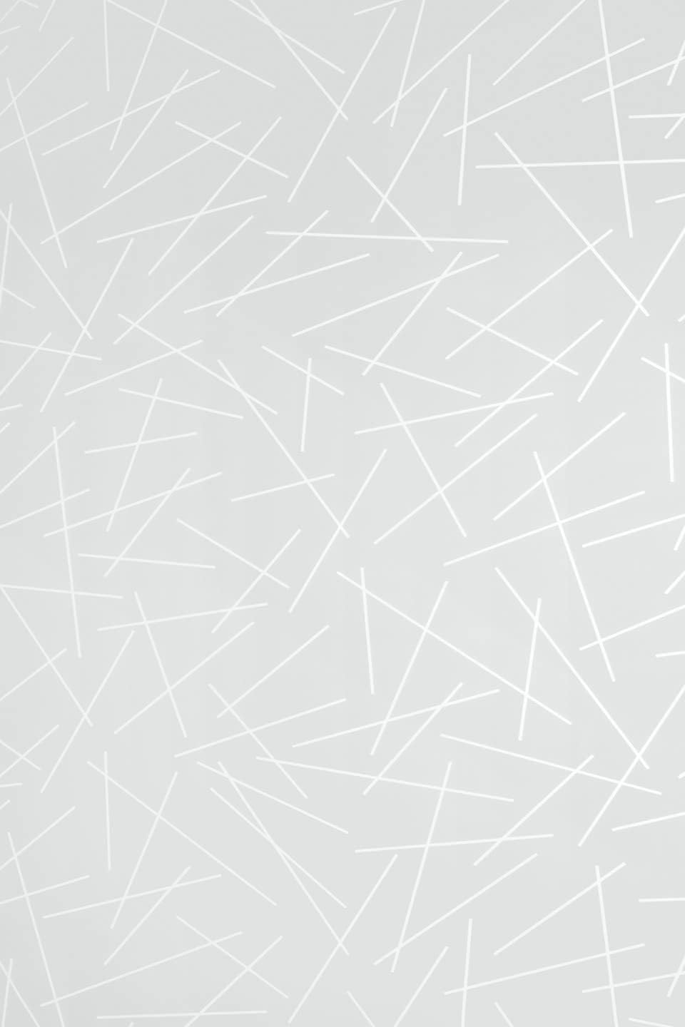 d-c-fix window film privacy Mikado – 90cm x 1,5m – static vinyl films for glass windows with a modern geometric pattern – self-adhesive, opaque, frosted, decorative for bathroom, home & kitchen