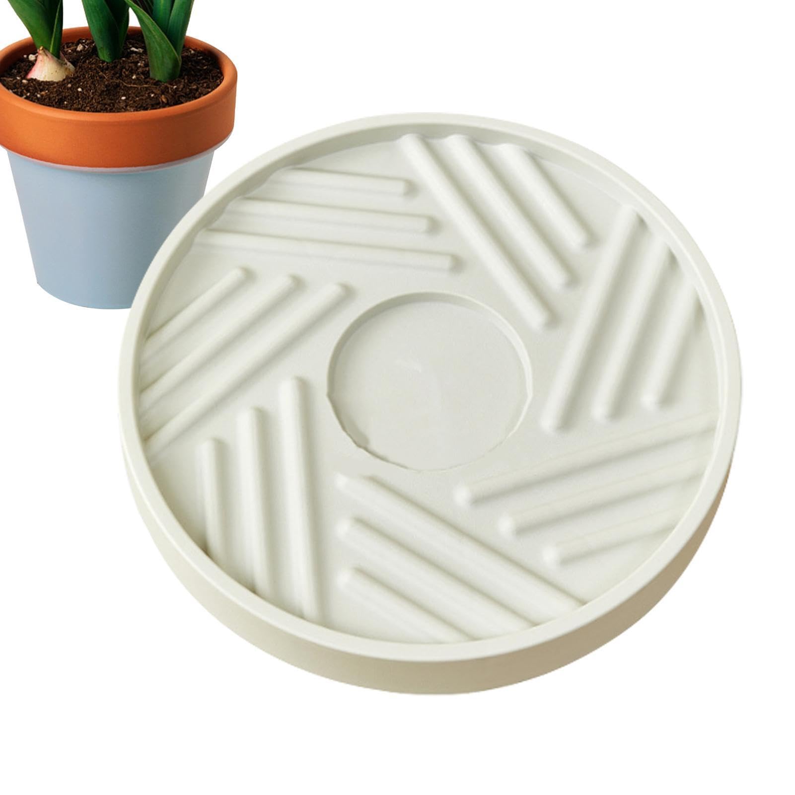 Support roulant pour pot de fleurs pour éviter les taches au sol sur la terrasse