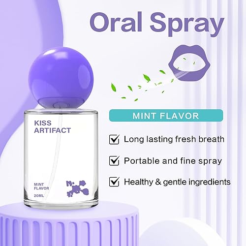 Miniatura 2 de Spray oral probiótico para una frescura duradera, spray oral sin alcohol con probióticos para el cuidado del aliento, aerosol oral portátil,