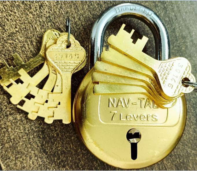 Brass Lock with 10 Brass Keys for Home Office Garage JWELLERY Shop (Brass Lock (10 Brass Key)) (B0CNZS9SQ6) Amazon Price History, Amazon Price Tracker