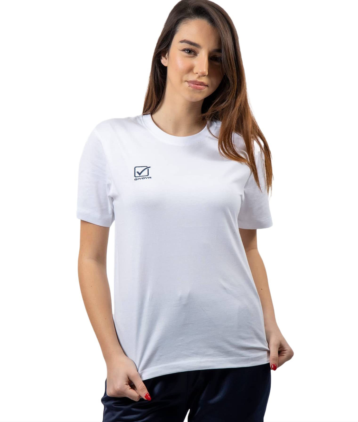 Givova ACTION COTTON T-SHIRT WHITE Size L