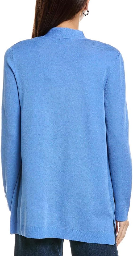 Jones New York Womens Open Front Cardi W/Novelty Placket - Image 2