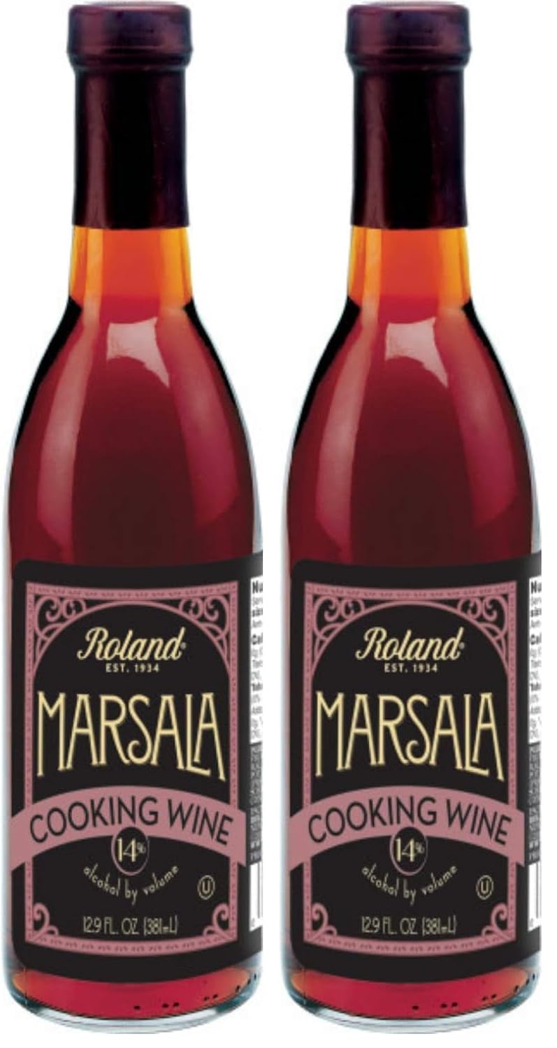 Roland Foods Marsala Cooking Wine, Sourced in the USA, 12.9 Fl Oz Bottle (Pack of 2) : Grocery  Gourmet Food