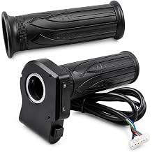 36V EBike Twist Throttle Grip Replacement Compatible with Jetson Bolt Pro, Atlas, Dyu D3F/D2F/C3/C4, Ancheer - Electric Bike Handle with LCD Voltage Display, Cruise Control Button, 6-Pin Plug