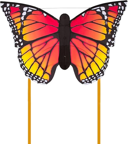 HQ Kites L - Cometa de mariposa, cometa de una sola línea de 51 pulgadas con cola