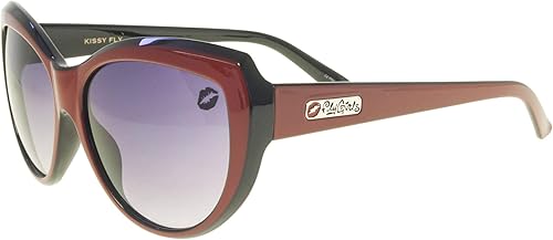 Black Flys Kissy Fly Cateye - Gafas de sol, Negro y rosa.