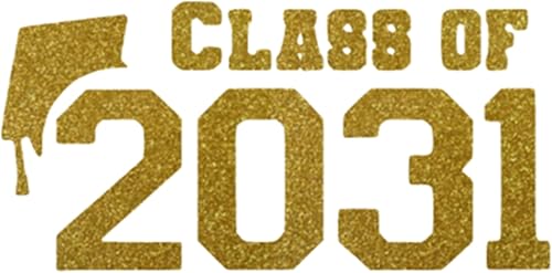 Class of 2031 Iron On Decal, Graduation Shirt Transfer, Graduate Tshirt Patch, DIY Crafts, Graduation Cap, Pick Size and Color, Iron-On Almost Old