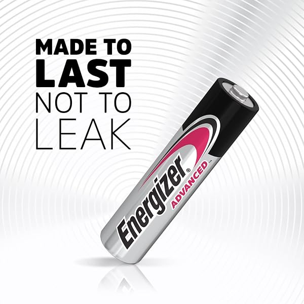 Energizer Advanced - AAA Batteries (12 Pack) - Triple A Battery 1.5V - Up To 100% Longer Lasting - Ideal for High-Drain Devices - 0% Plastic Packaging - 10 Year Shelf Life [Amazon Exclusive] - 5