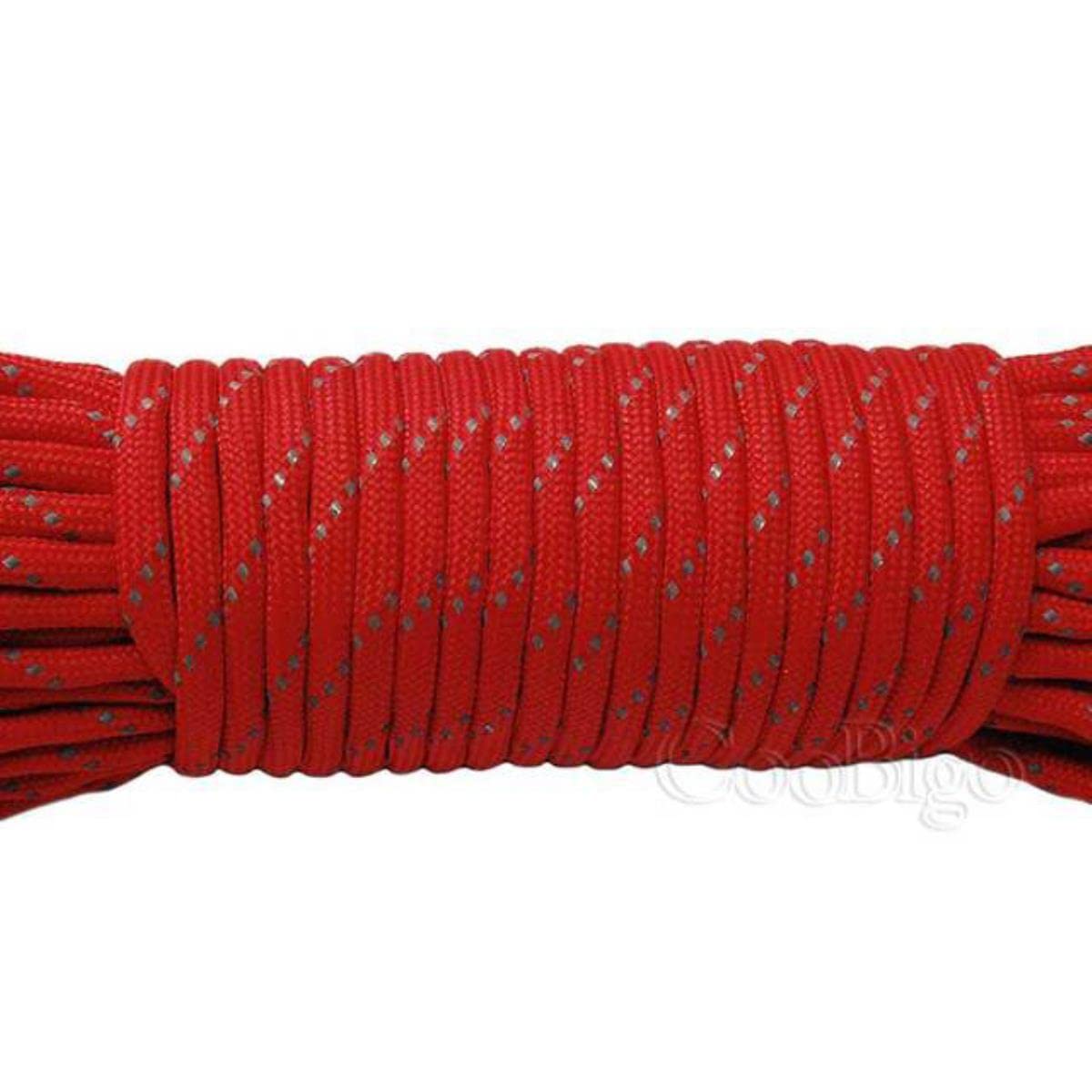 Corde de paracorde réfléchissante 4mm pour sécuriser votre campement et suspendre le linge
