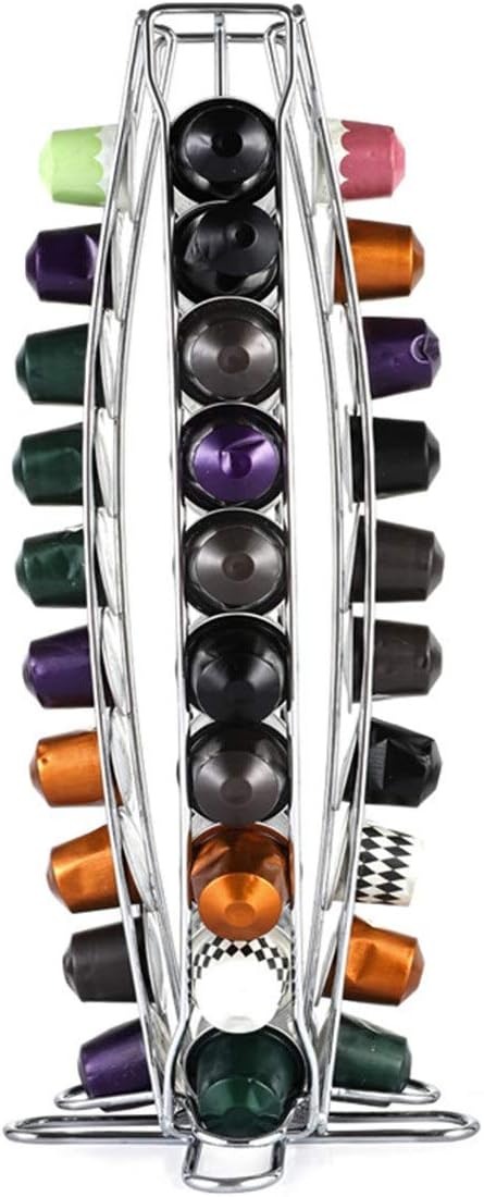Coffee pod storage, Coffee Capsule Holder Non-rotating Iron Wire Coffee Capsule Holder Holder for Storage and Organization for Storage and Organisation