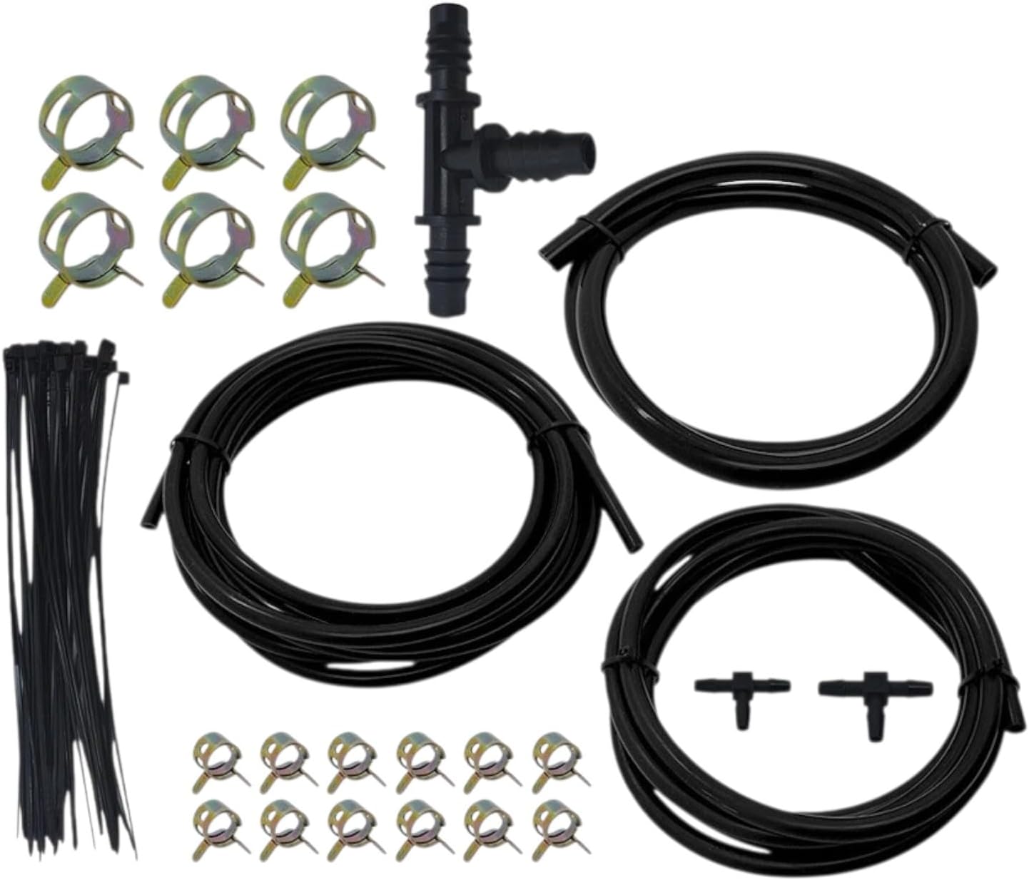 Engine Room Silicone Air Vacuum Hose Dress Up Kit Black For Toyota 1997-2022