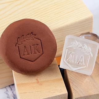 Personalized Pottery Stamp, Custom Acrylic Clay Stamp, Design Handmade Soap Stamp for Ceramics, Customize Clay Signature Stamp Gift for Potters