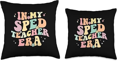 Miniatura 3 de In My Era Back To School Teachers And Students NS In My SPED Teacher Era Cute Back to School Special Education Throw Pillow, 16x16, Multicolor