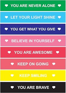 8 Pcs Chair Bands for Kids with Fidgety Feet Inspirational Fidget Bands Classroom Chair Bands Seating Stretch Foot Bands Fidget Chair Band Classroom Must Haves ADHD Tools for Classroom Chairs Desks