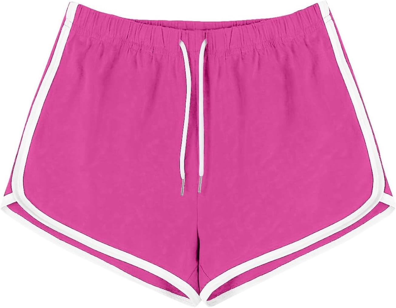 Athletic Shorts for Women Wide Leg Dolphin Hem Drawstring Elastic Waist Casual Summer Running Gym Workout Yoga Shorts