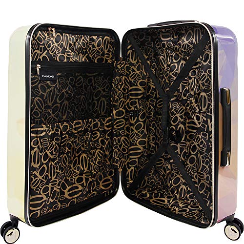 BEBE Women's Emma 3 Pc Spinner Suitcase Set, Gradient Poly, Telescoping Handles One Size2