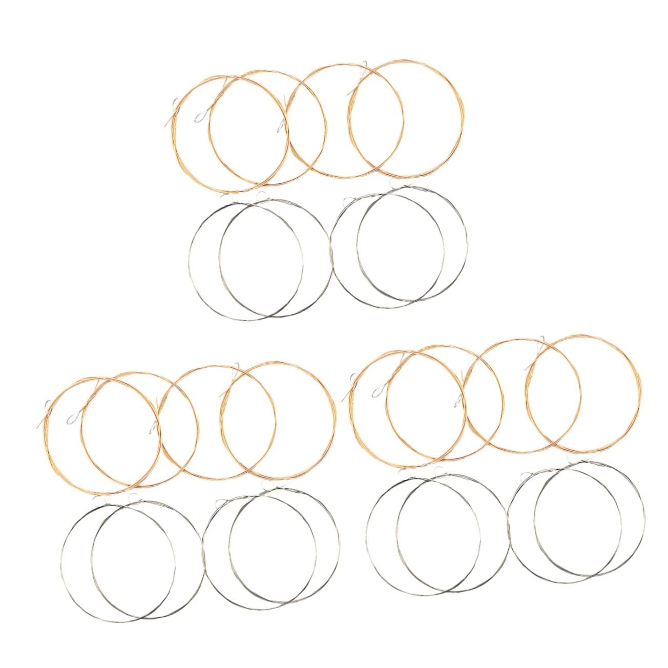 SUPVOX 24pezzi Corde Professionali Per Mandolino Da Acciaio Tensione Standard Per Suoni Eccezionali e Maggiore Sustain Facili Da Sostituire e Utilizzare Accessori Per Musicisti e