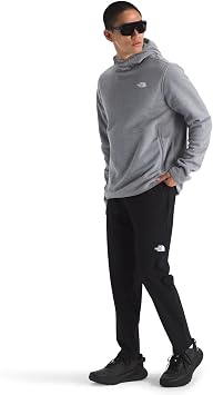 THE NORTH FACE Men's Glacier Fleece Pullover | 3 Piece Hood With Secure Zip Kangaroo Hand Pockets