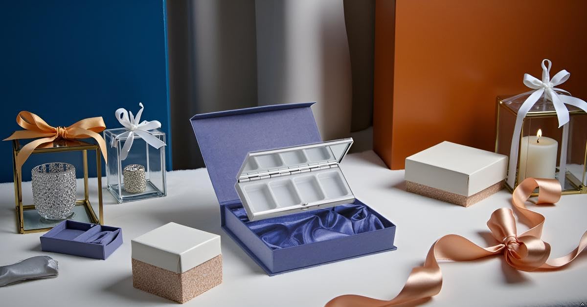 Silberkanne Hamburg - Pastillero (4 compartimentos, 3,5 x 10 cm, bañado en plata, con caja de regalo)
